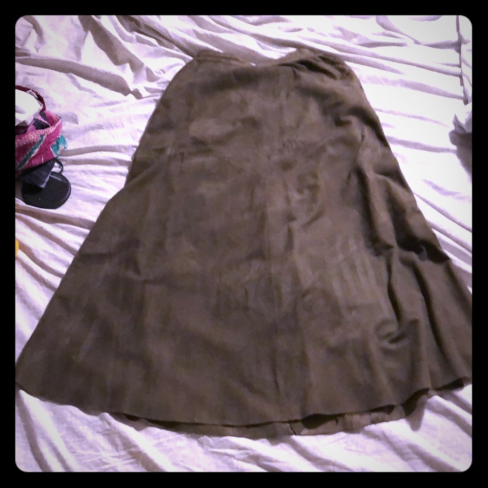 Suede midi